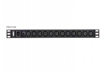 ATEN PE0112 PDU multiprise 19" 1U Basic 10A 12 prises C13 