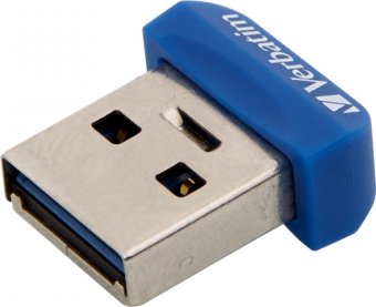 Verbatim Store 'n' Stay NANO - Clé USB - 64 Go - USB 3.0 - bleu 