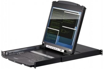 ATEN CL5808N Console LCD 19" Dual Rail KVM 8 Ports VGA/USB-PS2 