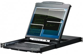 ATEN CL5800 Console LCD 19" Dual Rail 1 port VGA/USB-PS2 