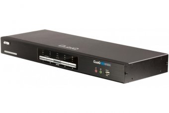 Aten CS1644A switch KVM double écran DVI/USB+audio 4 ports 