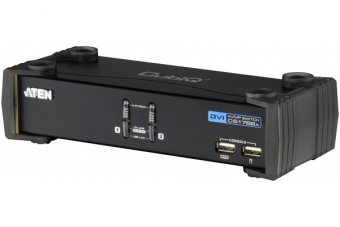 Aten CS1762A KVM DVI / USB + Audio - 2 ports avec cables 