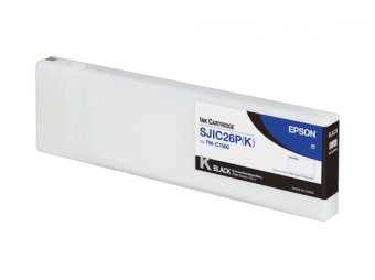 Epson SJIC26P(K) - 295.2 ml - noir - original - cartouche d'encre - pour ColorWorks TM-C7500 