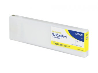 Epson SJIC26P(Y) - 294.3 ml - jaune - original - cartouche d'encre - pour ColorWorks TM-C7500 