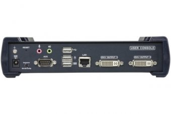 Aten PREMIUM KE6940 Prolongateur KVM Double Écran DVI / USB sur IP 