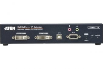 Aten PREMIUM KE6940T Prolongateur KVM Double DVI/USB IP - Emetteur 