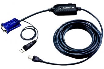 ATEN KA7970 MODULE VGA/USB avec cable Cat5 intégré 4.5m 