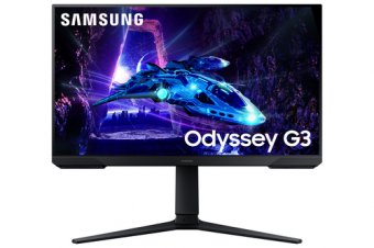 Samsung Odyssey G3 S24DG300EU - G30D Series - écran LED - jeux - 24" - 1920 x 1080 Full HD (1080p) @ 180 Hz - VA - 250 cd/m² - 3000:1 - HDR10 - 1 ms - HDMI, DisplayPort - noir 