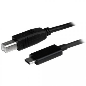 StarTech.com Câble USB 2.0 USB-C vers USB-B de 1 m - Cordon USB C vers B - Mâle / Mâle - Noir - Câble USB - USB-C (M) pour USB type B (M) - USB 2.0 - 1 m - noir - pour P/N: HB30A3A1CFB, HB30A3A1CSFS, HB30C3A1CFB, HB30C3A1CFS 