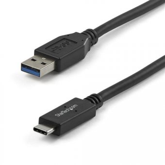 StarTech.com Câble USB vers USB-C de 1 m - USB 3.1 (10 Gbps) - Certifié USB-IF - Câble USB A vers USB Type-C - Noir (USB31AC1M) - Câble USB - USB-C (M) pour USB type A (M) - USB 3.1 - 1 m - noir - pour P/N: DKM30CHDPD, DKM30CHDPDUE, HB31C2A2CME, HB31C3A1C 