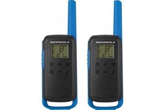 Motorola TLKR T62 2 Talkies Walkies 8 KMS bleu 