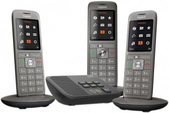 Gigaset CL660A TRIO Tél. DECT +REP. - base + 3 combinés 