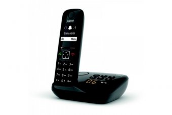 Gigaset AS690A tél. DECT+REPONDEUR - base + combiné noir 