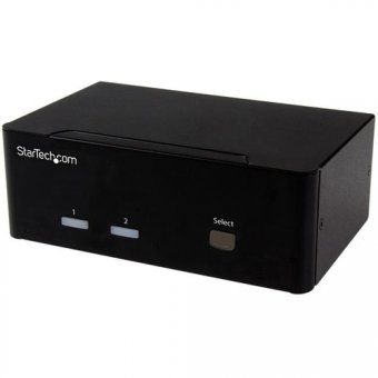 Startech Switch KVM USB double VGA à 2 ports - Commutateur écran clavier souris avec hub USB 2.0 à 2 ports et audio - Commutateur écran-clavier-souris/audio/USB - 2 x KVM / audio / USB - 1 utilisateur local - de bureau - pour P/N: SVA12M2NEUA, SVA12M5NA 