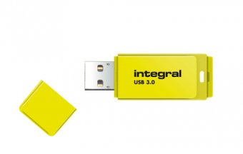 Integral Neon - Clé USB - 16 Go - USB 3.0 - jaune 