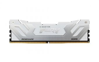Kingston FURY Renegade - DDR5 - module - 24 Go - DIMM 288 broches - 8800 MT/s / PC5-70400 - CL42 - 1.4 V - mémoire non tamponnée chronométrée - on-die ECC - blanc et argent 