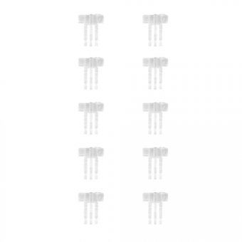 Jabra CORD LOCK - Attache pour cordon pour casque - blanc (pack de 10) 