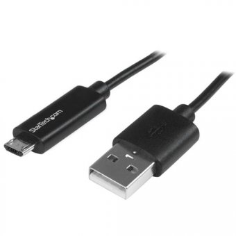 StarTech Câble USB vers Micro-USB de 1 m - Cordon Micro USB avec indicateur de chargement LED - M/M - Noir - Câble USB - Micro-USB de type B (M) pour USB (M) - 1 m - noir 