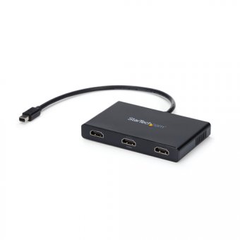 StarTech.com Splitter multi-écrans Mini DisplayPort vers 3x HDMI - Hub MST à 3 ports - Répartiteur Mini DP 1.2 vers 3x HDMI - Répartiteur vidéo/audio - 3 x HDMI - de bureau - AC 100/240 V 