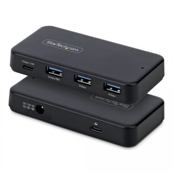 StarTech.com - Concentrateur (hub) - 3 x SuperSpeed USB 3.0 + 1 x USB-C (alimentation électrique) - de bureau 