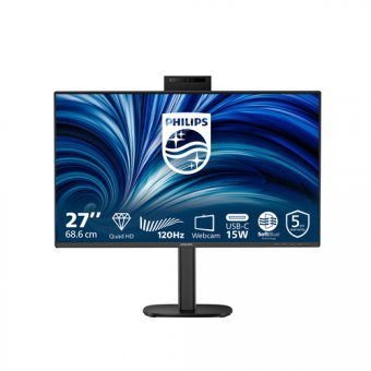 Philips 27B2N3500JH - 3000 Series - écran LED - 27" - 2560 x 1440 QHD @ 120 Hz - IPS - 1500:1 - 2xHDMI, DisplayPort - haut-parleurs - noir 