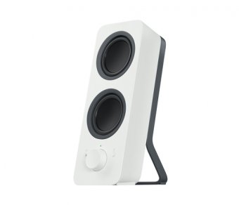 Logitech Z207 - Haut-parleurs - pour PC - canal 2.0 - sans fil - Bluetooth - 5 Watt (Totale) - blanc 