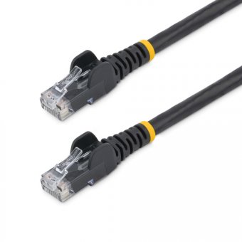 10m Black Snagless Cat5e Patch Cable 
