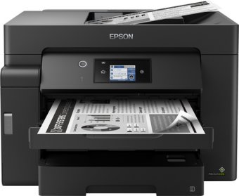Epson EcoTank ET-M16600 - Imprimante multifonctions - Noir et blanc - jet d'encre - A3 plus (329 x 483 mm) (original) - A3 (support) - jusqu'à 25 ppm (impression) - 550 feuilles - USB, LAN, hôte USB, Wi-Fi 