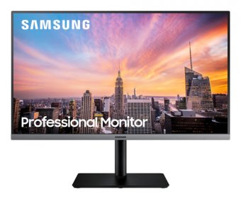 Samsung S27R650FDR - SR65 Series - écran LED - 27" - 1920 x 1080 Full HD (1080p) @ 75 Hz - IPS - 250 cd/m² - 1000:1 - 5 ms - HDMI, VGA, DisplayPort - bleu foncé/gris 