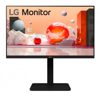 LG 24BA560-B - Écran LED - 24" (23.8" visualisable) - 1920 x 1080 Full HD (1080p) @ 100 Hz - IPS - 250 cd/m² - 1300:1 - 5 ms - HDMI, VGA, DisplayPort - haut-parleurs 