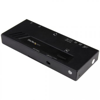 StarTech.com Switch vidéo HDMI automatique à 2 ports - Commutateur HDMI 2x1 avec commutation rapide et détection automatique - 4K - Commutateur vidéo/audio - 2 x HDMI - de bureau 