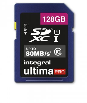 SDXC 128GB Class 10 UHS-I 80MB/s 