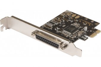 Carte PCI-Express 1X - 1 port Imprimante Parallèle DB25 