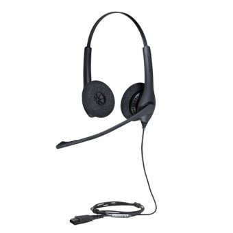 Jabra BIZ 1500 Duo - Micro-casque - sur-oreille - filaire - Quick Disconnect 