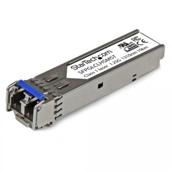 StarTech.com Module transceiver SFP Gigabit mini-GBIC à fibre optique monomode / multimode LC - Compatible Cisco GLC-LH-SM - 10 km - Module transmetteur SFP (mini-GBIC) - 1GbE - 1000Base-LH - mode unique LC - jusqu'à 10 km - 1310 nm - pour P/N: ET91000SFP 
