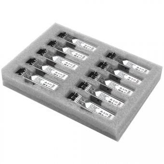StarTech.com Paquet de 10 modules de transceiver SFP à fibre optique Gigabit - Compatible Cisco GLC-SX-MM - Multimode LC - 550 m - Module transmetteur SFP (mini-GBIC) (équivalent à : Cisco GLC-SX-MM) - 1GbE - 1000Base-SX - LC multi-mode - jusqu'à 550 m - 