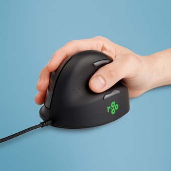 R-GO TOOL Souris HE Break, droiter, filaire, M noire - disponible 24 / 48h 