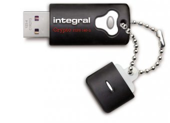 Integral Crypto - Clé USB - chiffré - FIPS 140-2 Level 2 - 4 Go - USB 3.0 