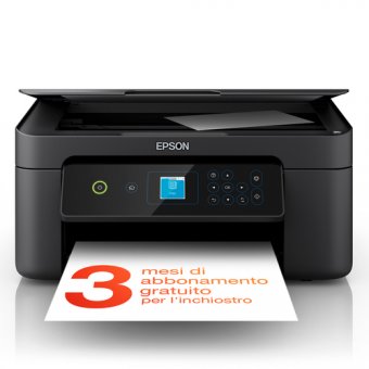 Epson Expression Home XP-3205 - Imprimante multifonctions - couleur - jet d'encre - A4/Legal (support) - jusqu'à 10 ppm (impression) - 100 feuilles - USB, Wi-Fi - noir 