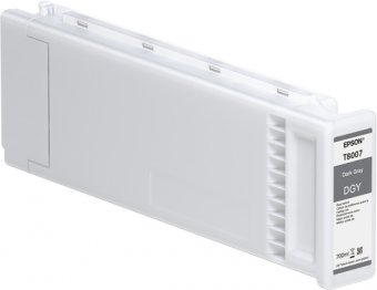 Epson T8007 - 700 ml - gris foncé - original - cartouche d'encre - pour SureColor SC-P10000, SC-P20000, SC-P20000SE 