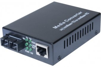 Convert RJ45 10/100/1000 - Fibre Gigabit multimode SC 550M 