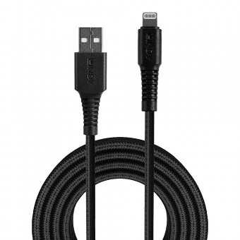 Lindy Câble de charge haute résistance USB Type A vers Lightning, 2m 