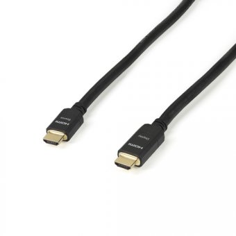 Startech Câble HDMI haute vitesse actif de 30 m - Cordon HDMI vers HDMI CL2 pour installation murale - M/M - Ultra HD 4K - Câble HDMI - HDMI mâle pour HDMI mâle - 30 m - double blindage - noir 