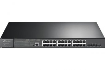 TP-LINK TL-SG3428XMP Switch SDN Niv2+ 24 ports Gigabit PoE+ & 4 SFP+ 384W 