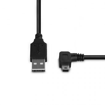 Lindy Câble USB 2.0 type A / mini-B coudé, 0.5m 