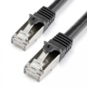 1m Cat6 SFTP Patch Cable - Black 