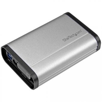 StarTech.com Boîtier d'acquisition vidéo DVI haute performance par USB 3.0 - Enregistreur vidéo compact - 1080p 60 fps - Aluminium - Convertisseur vidéo - DVI - DVI - aluminium 