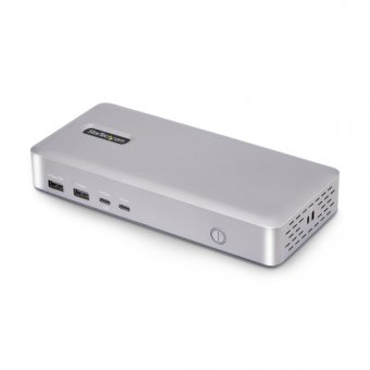 StarTech.com USB4 Docking Station, USB-C 40Gbps, Dual Video HDMI, Up to 2x 4K 60Hz 4:4:4 (RGB) or 2x 4K 120Hz 4:2:2, Multi-Monitor Dock, 6x USB, 2.5GbE, 100W PD - Station d'accueil - USB4 / Thunderbolt 4 - 2 x HDMI - 1GbE, 2.5GbE - 180 Watt 