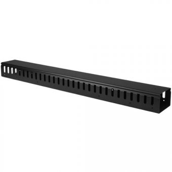 StarTech.com Panneau de gestion de câbles 0U de 91 cm pour rack - Guide-câbles avec conduit encoché - Organisateur pour câbles (CMVER20UF) - Guide pour câbles - 91.4 cm - noir - 20U - pour P/N: RK2537BKM, RK4242BK24, RK4242BK30 