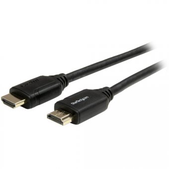 Startech Câble HDMI grande vitesse haute qualité avec Ethernet de 2 m - Cordon HDMI vers HDMI - Câble HDMI 2.0 - 4K 60 Hz (HDMM2MP) - Câble HDMI avec Ethernet - HDMI mâle pour HDMI mâle - 2 m - noir - pour P/N: EXTEND-HDMI-4K40C6P1, KITBXAVHDPEU, KITBXAVH 